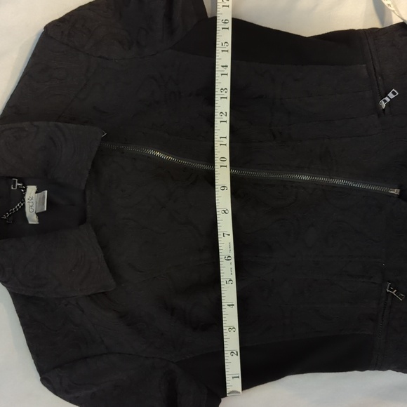 Angled zip motto jacket - Picture 9 of 9